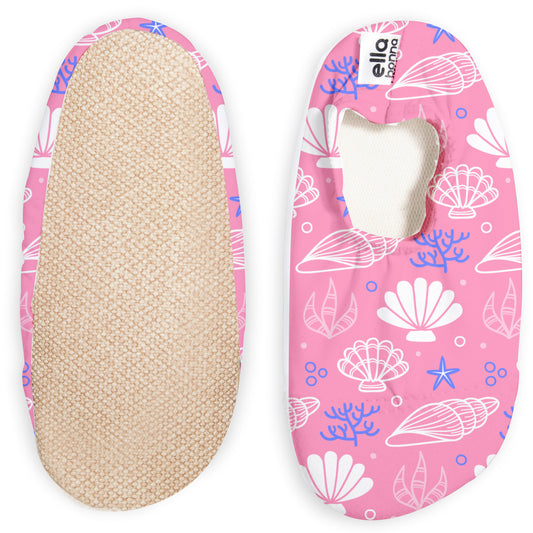 Non-Slip Sole, Unisex Baby, Children's Sea Shoes, Pool Booties, Seashell