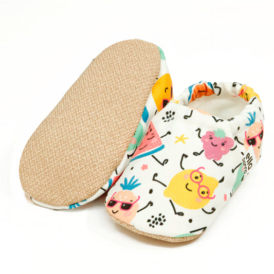 Ella Bonna Baby Moccasins, Slippers, Fruits