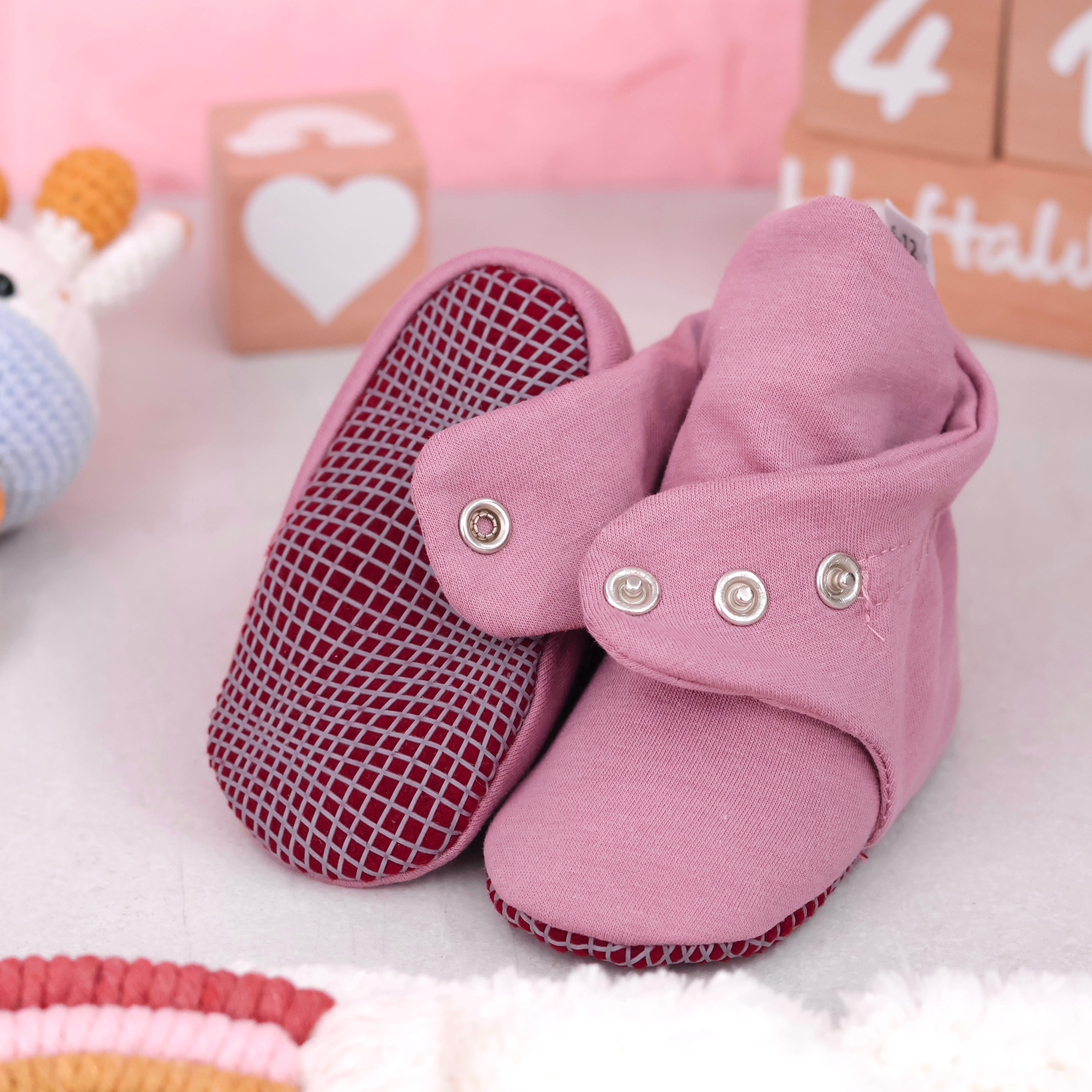 Organic Cotton Baby Booties