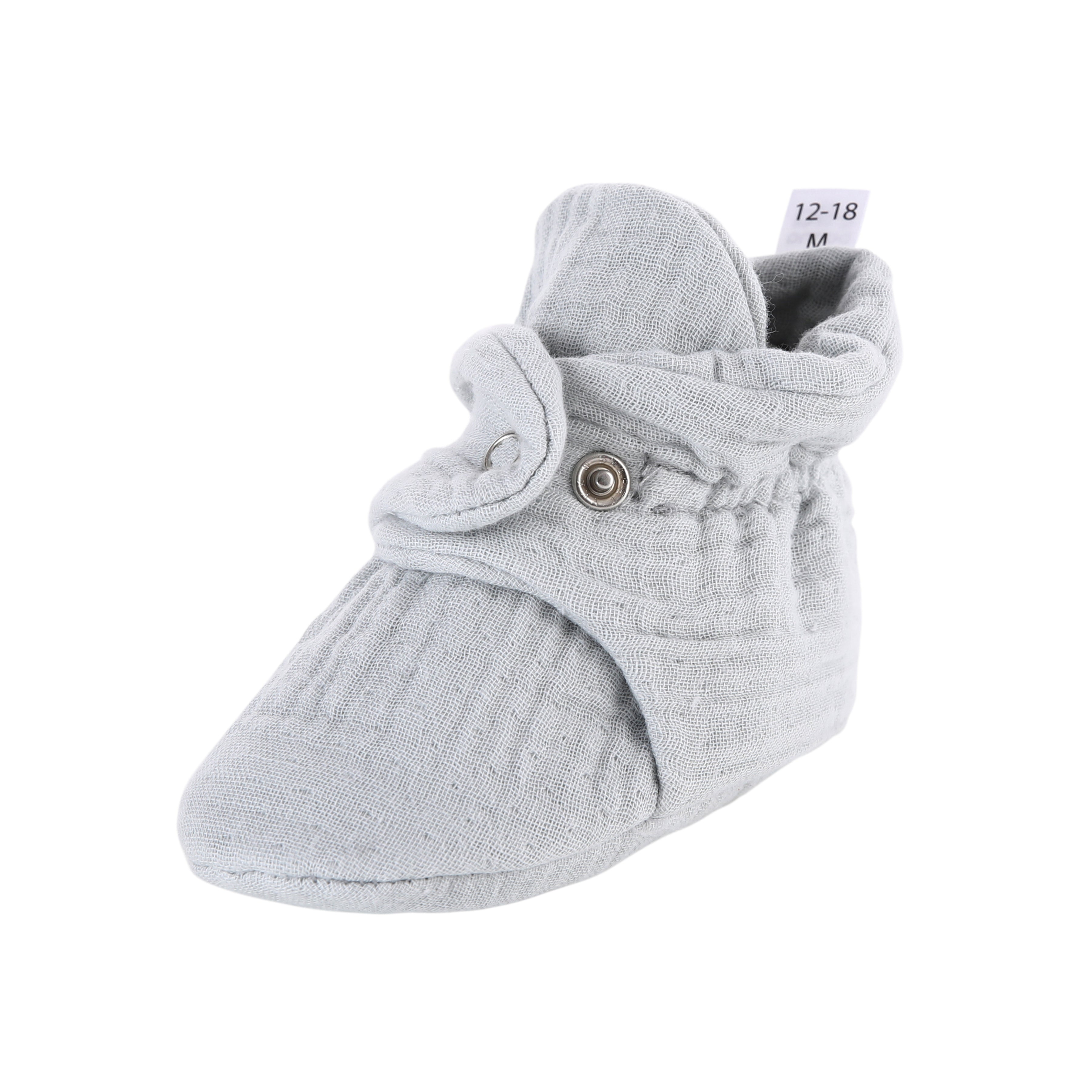 Gray hot sale baby booties